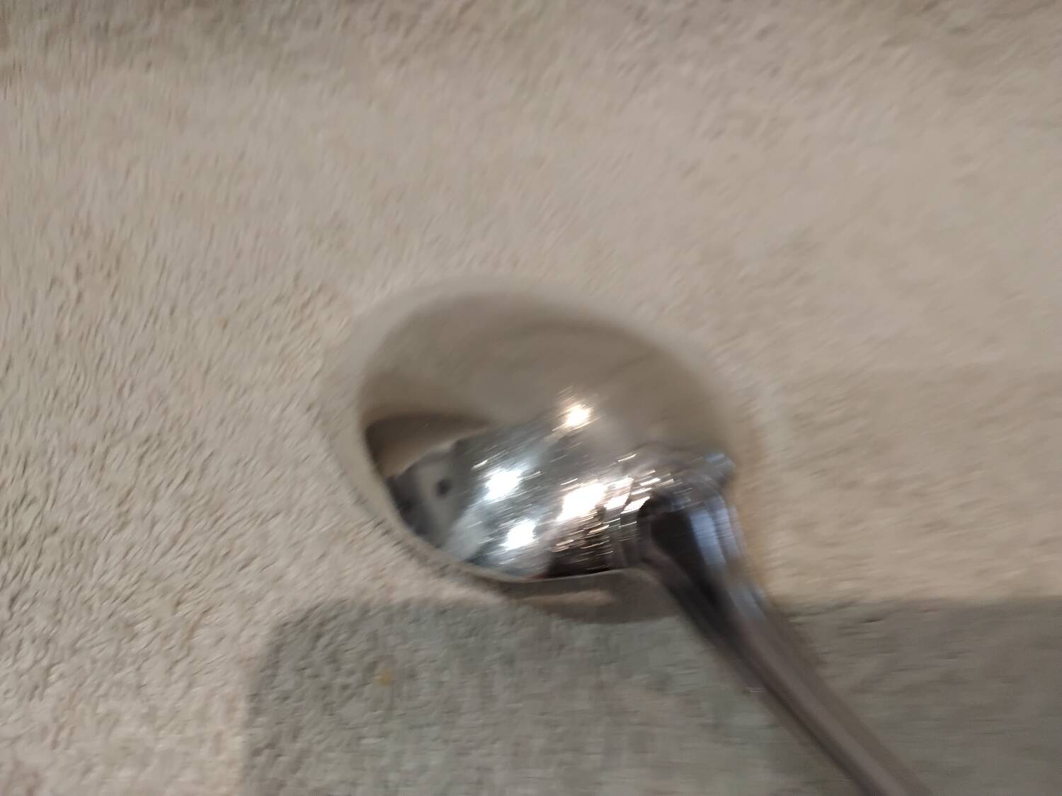 Silver-plated metal stew spoon by Christofle Vendôme