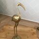 Brass Heron 31 cm