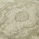 Handmade vintage oriental beige rug 183 cm x 292 cm