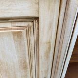 Louis Philippe rustic buffet, vintage, renovated in solid wood, 185cm.