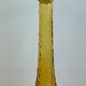 Large cathedral glass bottle circa 1970, probably Italy? 56 cm