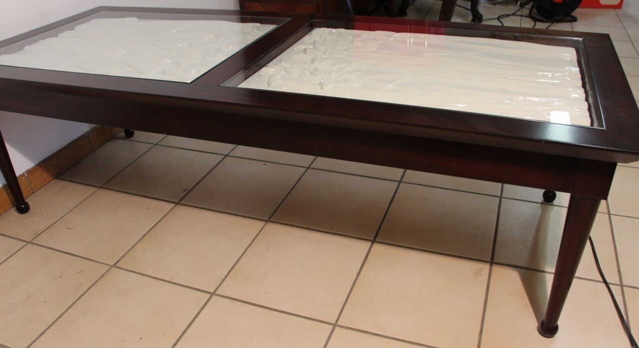 Large coffee table of Jean Boggio and Lunéville