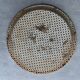 Round top 40cm rigidule perforated sheet metal vintage Mathieu Matégot design 1950s