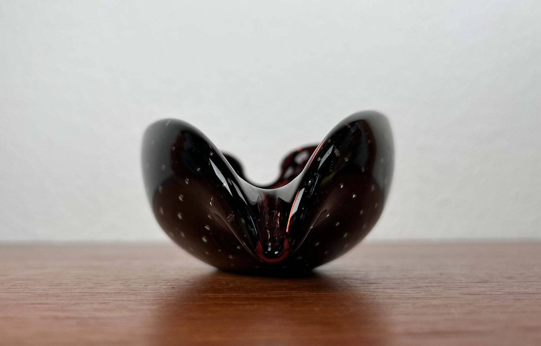 Vintage Italian Bullicante Ashtray in Murano Glass, 1970s