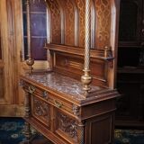 Buffet served Renaissance walnut