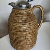 Thermos carafe covered in wickerdesign Ola Olson for Xtra 1980
