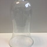 Grand verre de lampe ancienne pétrole huile ou autres globe abat-jour luminaire