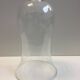 Grand verre de lampe ancienne pétrole huile ou autres globe abat-jour luminaire