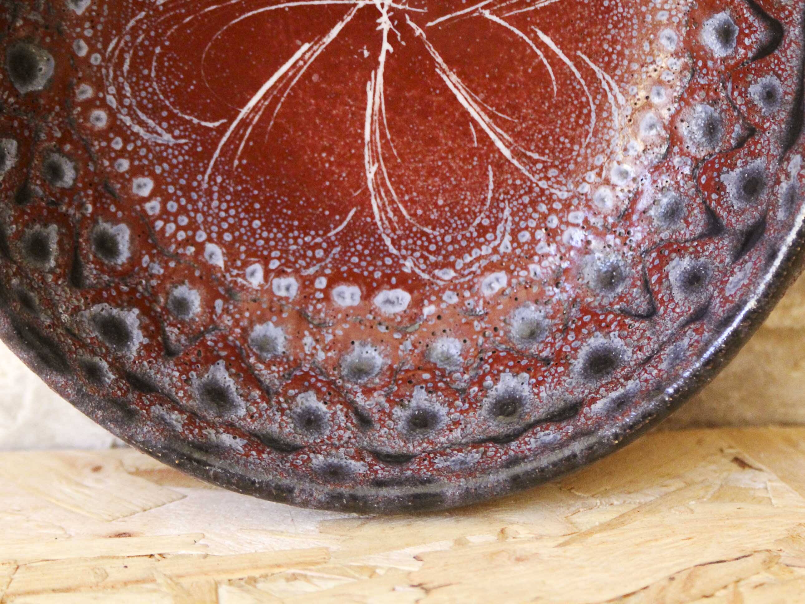 Empty ceramic pocket cup by Jean Austruy