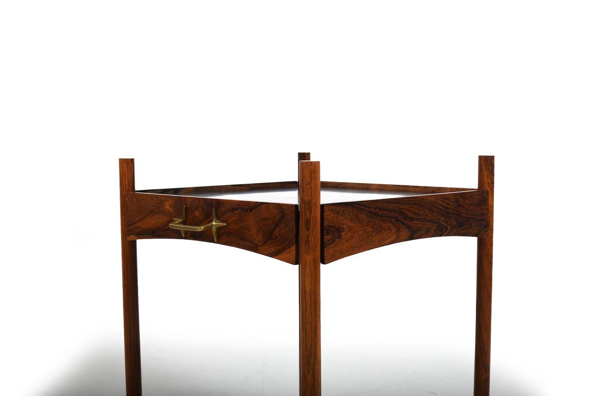 Table pliante à plateau de Mogens Lysell, Danemark, années 1960