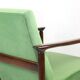 Light Green Velvet GFM-142 Armchair by Edmund Homa, 1970s