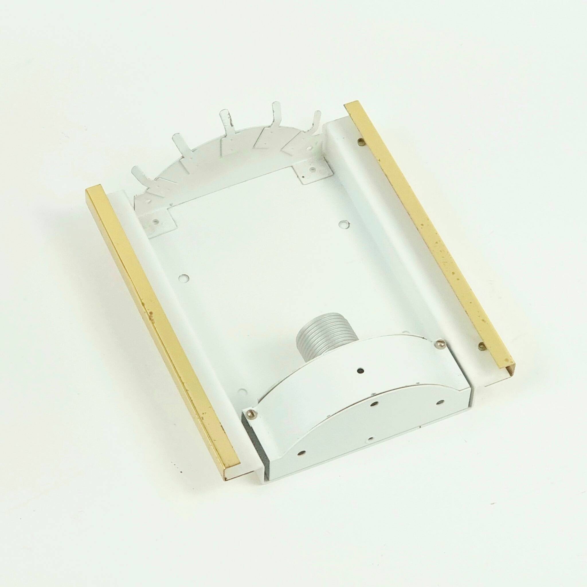 Mid Century Modern Ice Glass Wall Light From Doria, Germany, 1960s