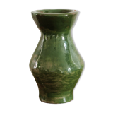 Glazed terracotta vase