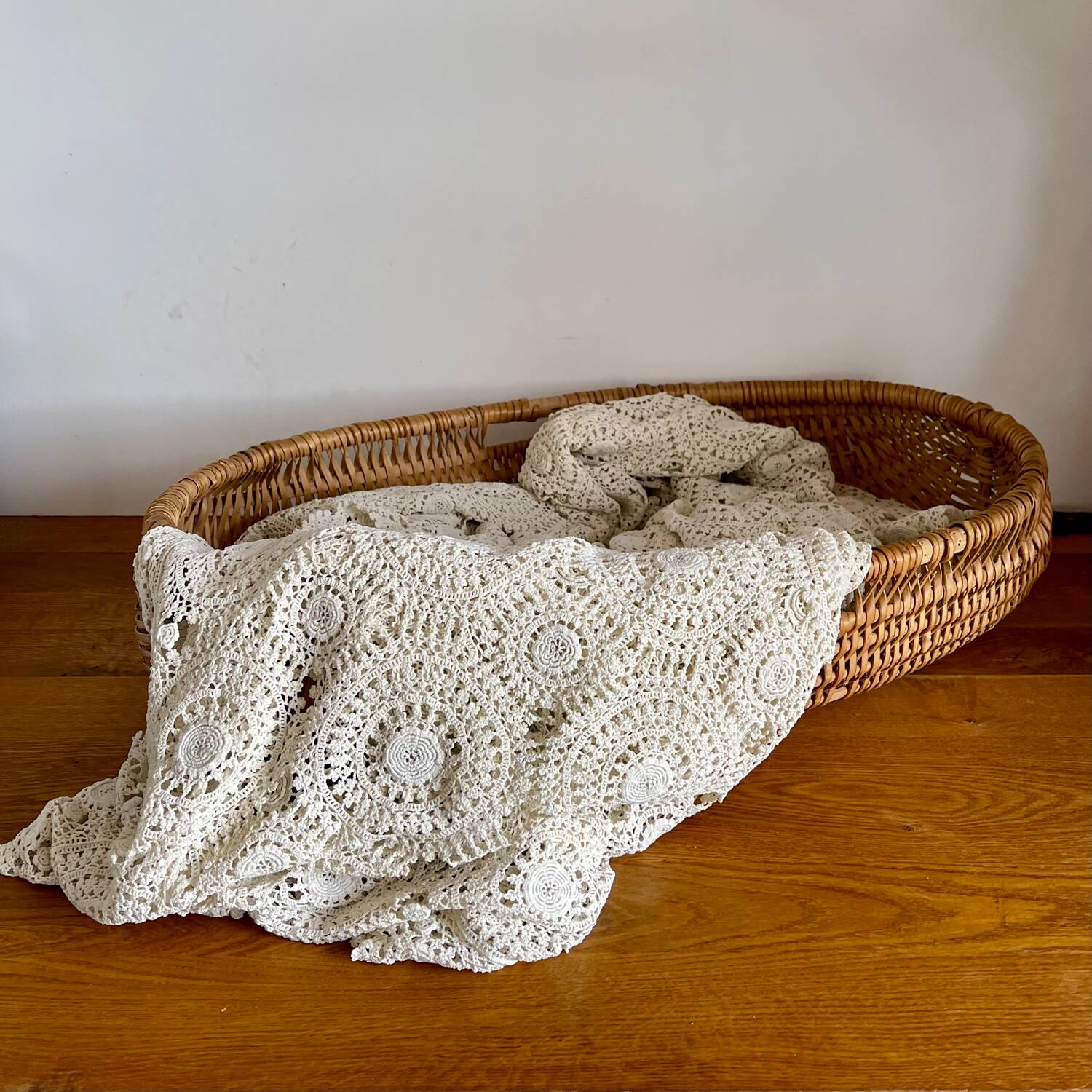 Crochet bedspread