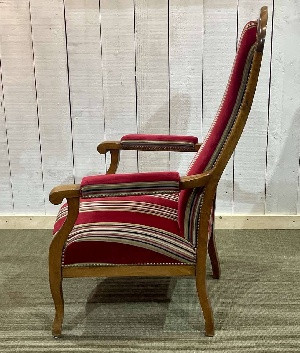 Late 19th century Voltaire armchair in beech