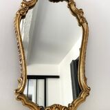 Vintage baroque style mirror, 84x43 cm