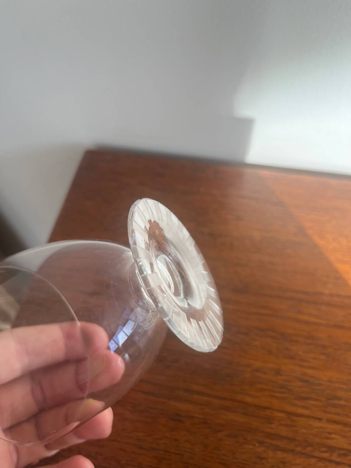 9 Daum Briancon Crystal Red/White Wine Glasses