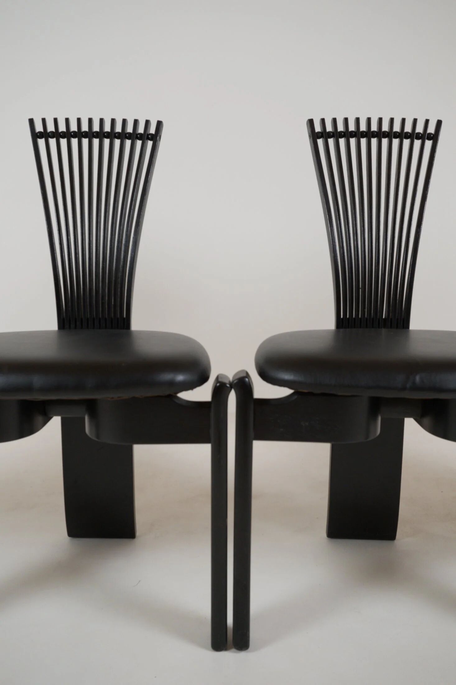 Set of 4 dining chairs "Totem" by Torstein Nilsen