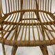 Fauteuil en rotin vintage par Dirk van Sliedregt Rohe Noordwolde 1960 des Pays-Bas
