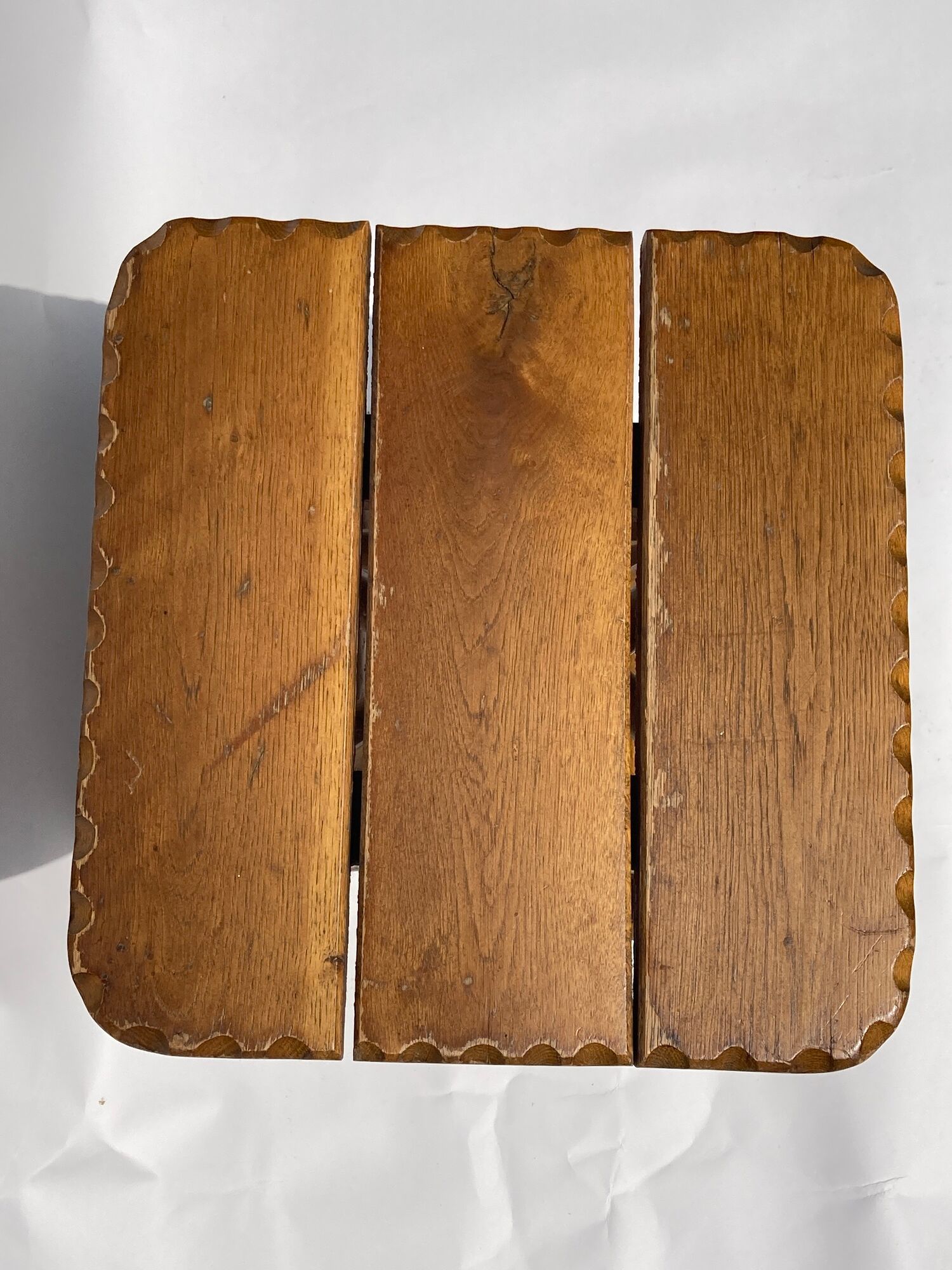Brutalist Wabi Sabi organic tree stool or hocker