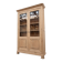 Large glass-fronted oak library – 19th century