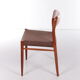 6 chaises de salle à manger Niels Moller modèle 75 Danemark 1960