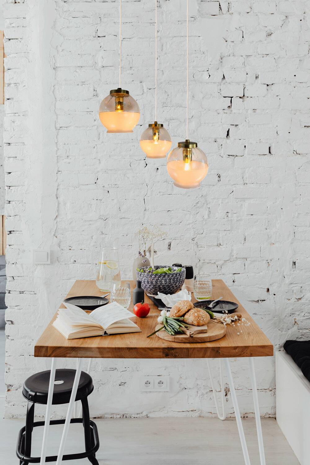 BELA Pendant Lamp * MCM Hanging Light * Rewired Mini * Vintage Ceiling Small Fixture * Yugoslavia *