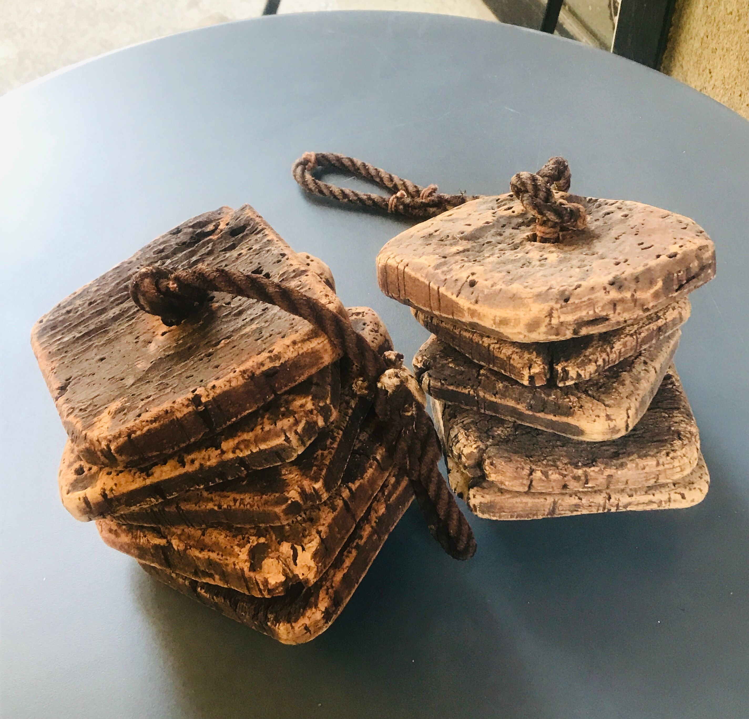 Old cork float 5 floors