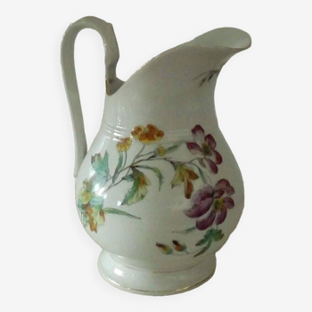 Swan neck porcelain water pitcher