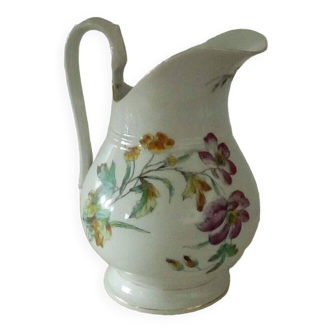 Swan neck porcelain water pitcher