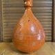 Old lamp base vallauris terracotta orange glazes vintage #e4