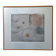 Surrealist and minimalist monotype painting signed by Pierre WASSEF - 1990