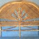 Headboard honey vintage rattan