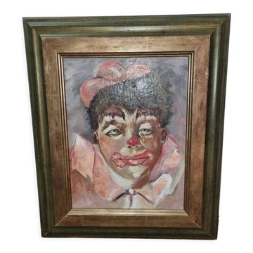 Clown painting from 1980