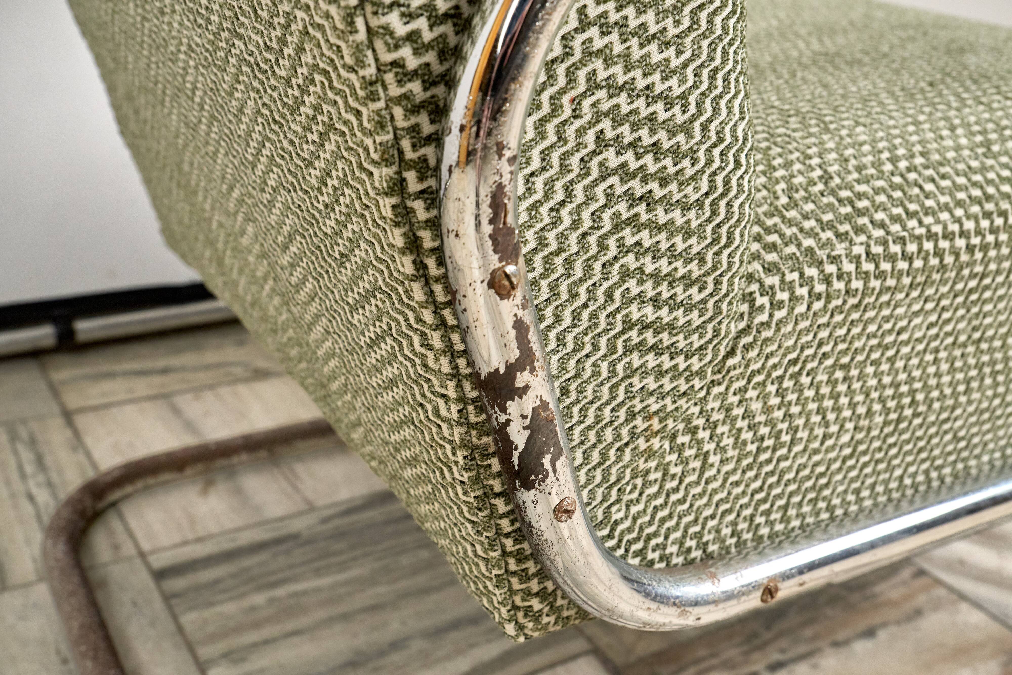Cantilever Bauhaus Armchair S-411, Thonet, 1930s, Czechoslovakia