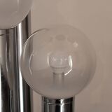 1970s space age vintage floor lamp with multiple lights