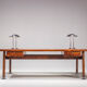 Mid-Century Modern Jacaranda Itamaraty Desk by Sergio Rodrigues for Oca, Brazil, 1960s