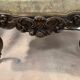 Richly carved Napoleon III ceremonial armchair