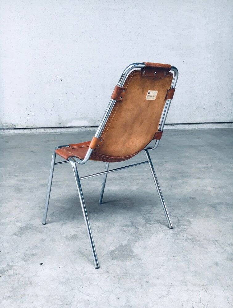 Italian Les Arcs Dining Chairs by Charlotte Perriand, 1960s, Set of 4