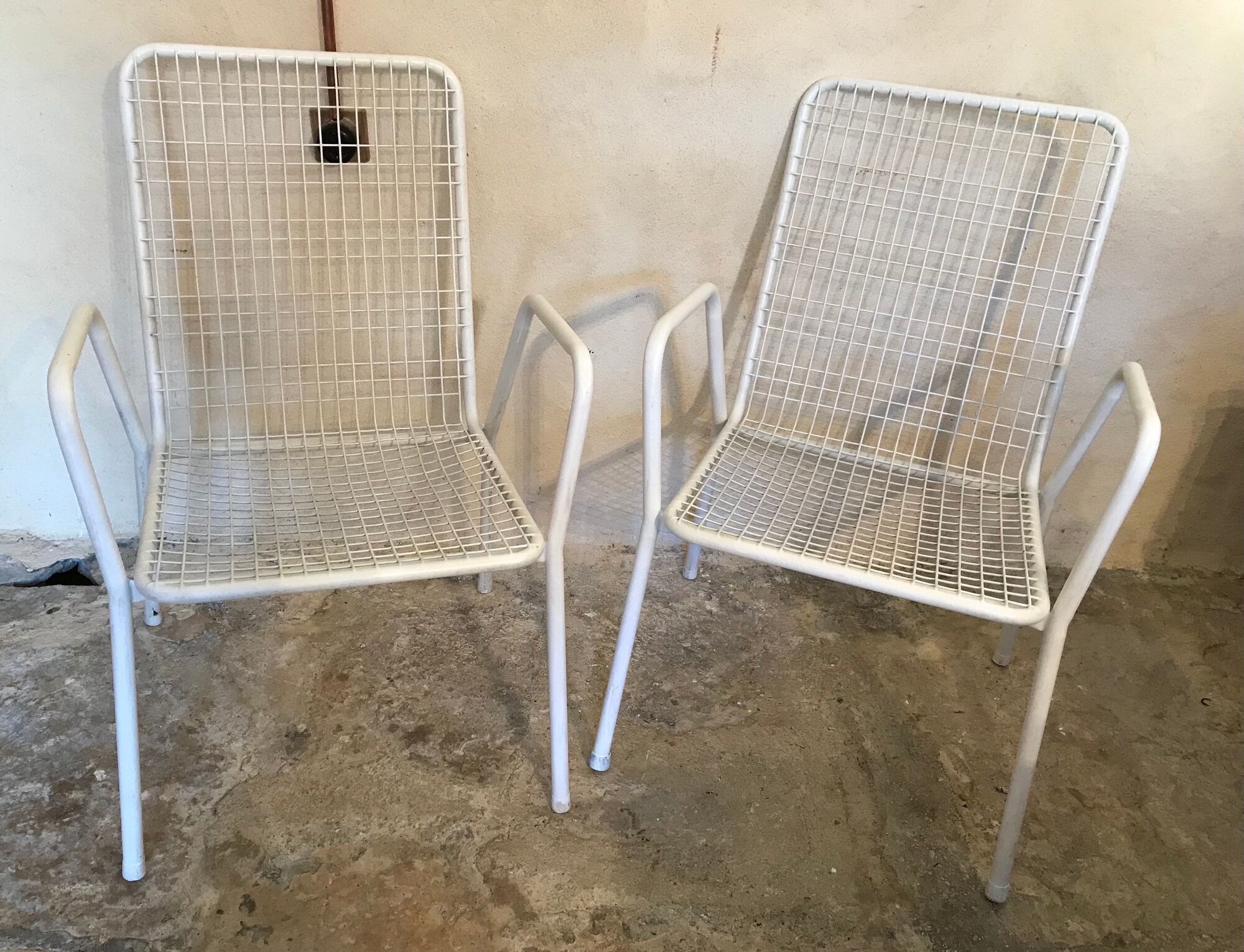 Pair of vintage armchair EMU RIO 1960-1980's