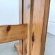 Mountain furniture table made of solid pine