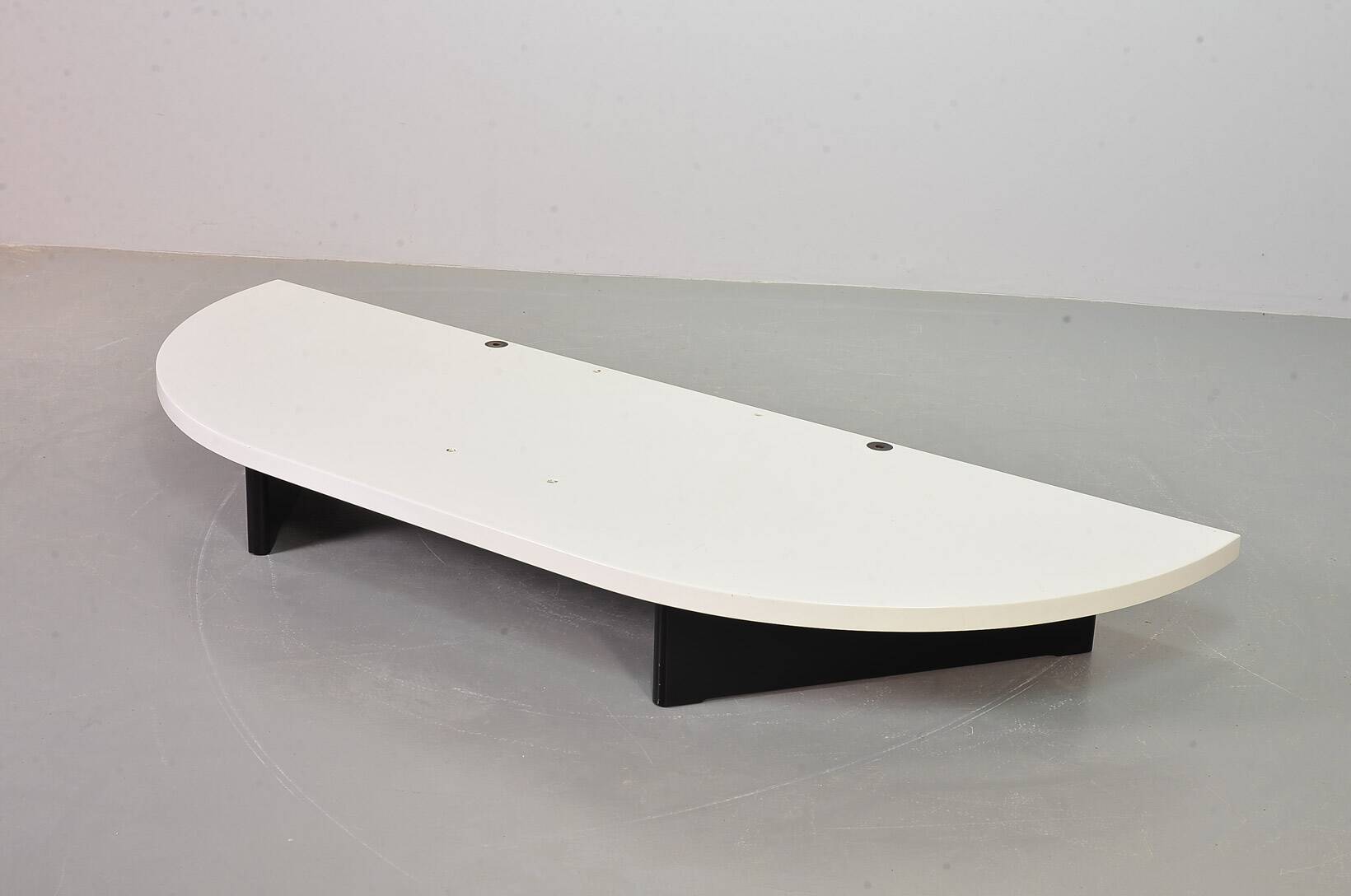 Vico Magistretti 3-Seat Flexible Cassina Blue Leather 'Veranda' Sofa, Italy