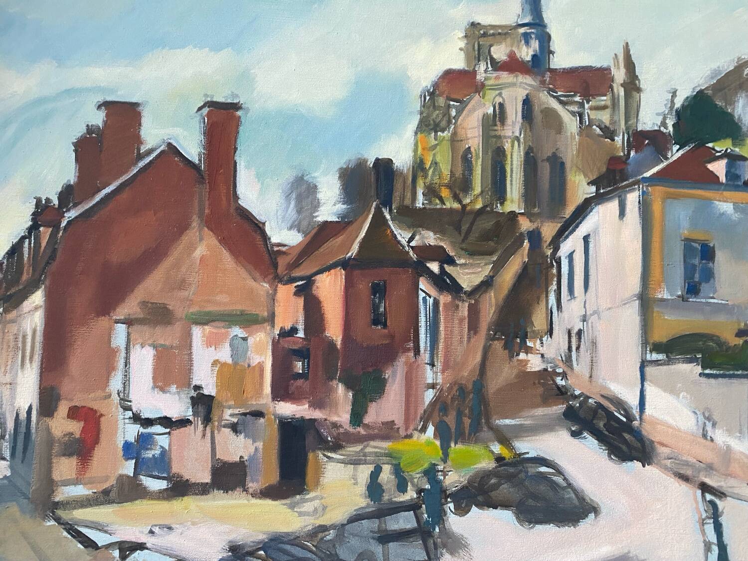 Village view attributed to Georges Pacouil