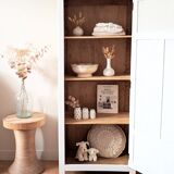 Armoire bonnetière parisienne vintage rénovée