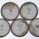 Vintage stoneware plates