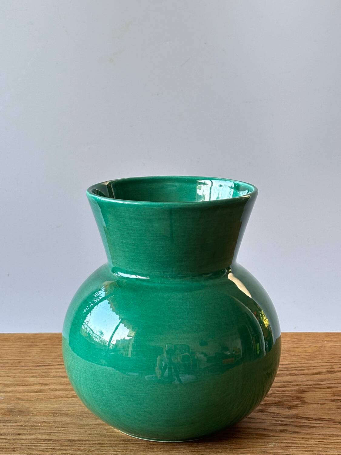 Vase vert vintage