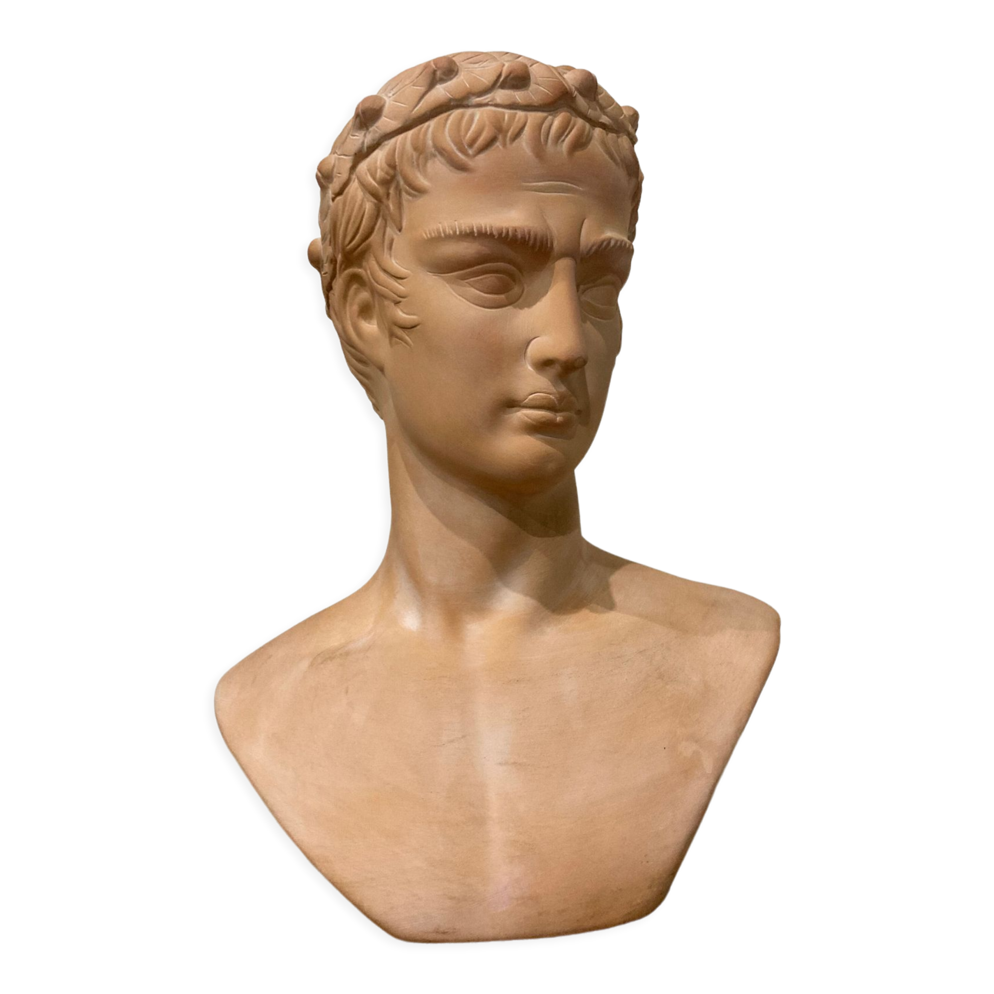 Bust man in terracotta (Chaumette Paris)