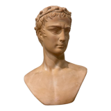 Bust man in terracotta (Chaumette Paris)