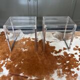 2 side tables by Marc Berthier