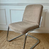 Vintage chrome armchair